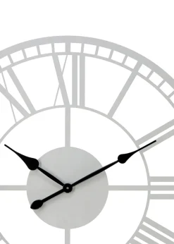 Charles Bentley Malham Indoor Outdoor Round Skeleton Wall Clock (Dia. 90cm)