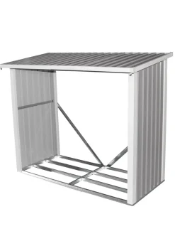 Charles Bentley Metal Log Wood Store Shed