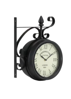 Charles Bentley Paddington Indoor Outdoor Double Sided Wall Clock (H32cm x W27cm)