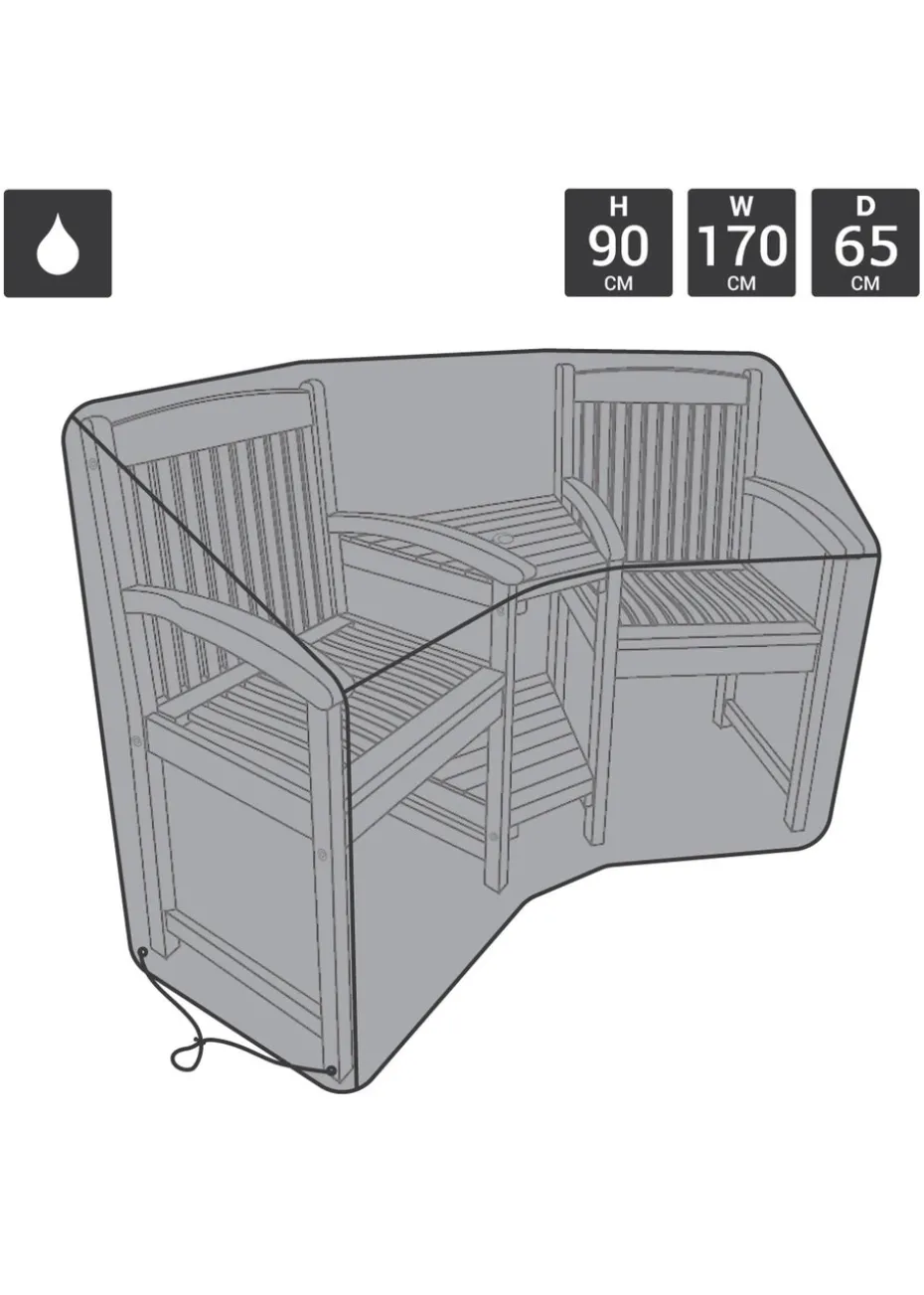 Charles Bentley Patio Furniture Companion Love Seat Jack and Jill Cover