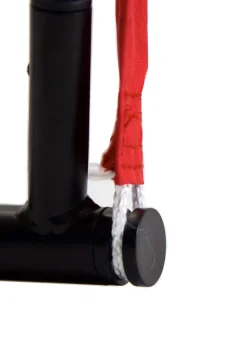 Charles Bentley Portable Foldable Red Football Kick Goal With Carry Bag (H5 x D2.5 x W7ft)