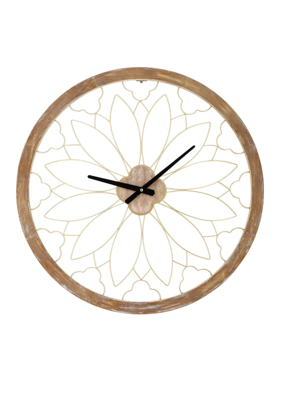 Charles Bentley Ullswater Indoor Outdoor Round Skeleton Wall Clock (Dia. 60cm)