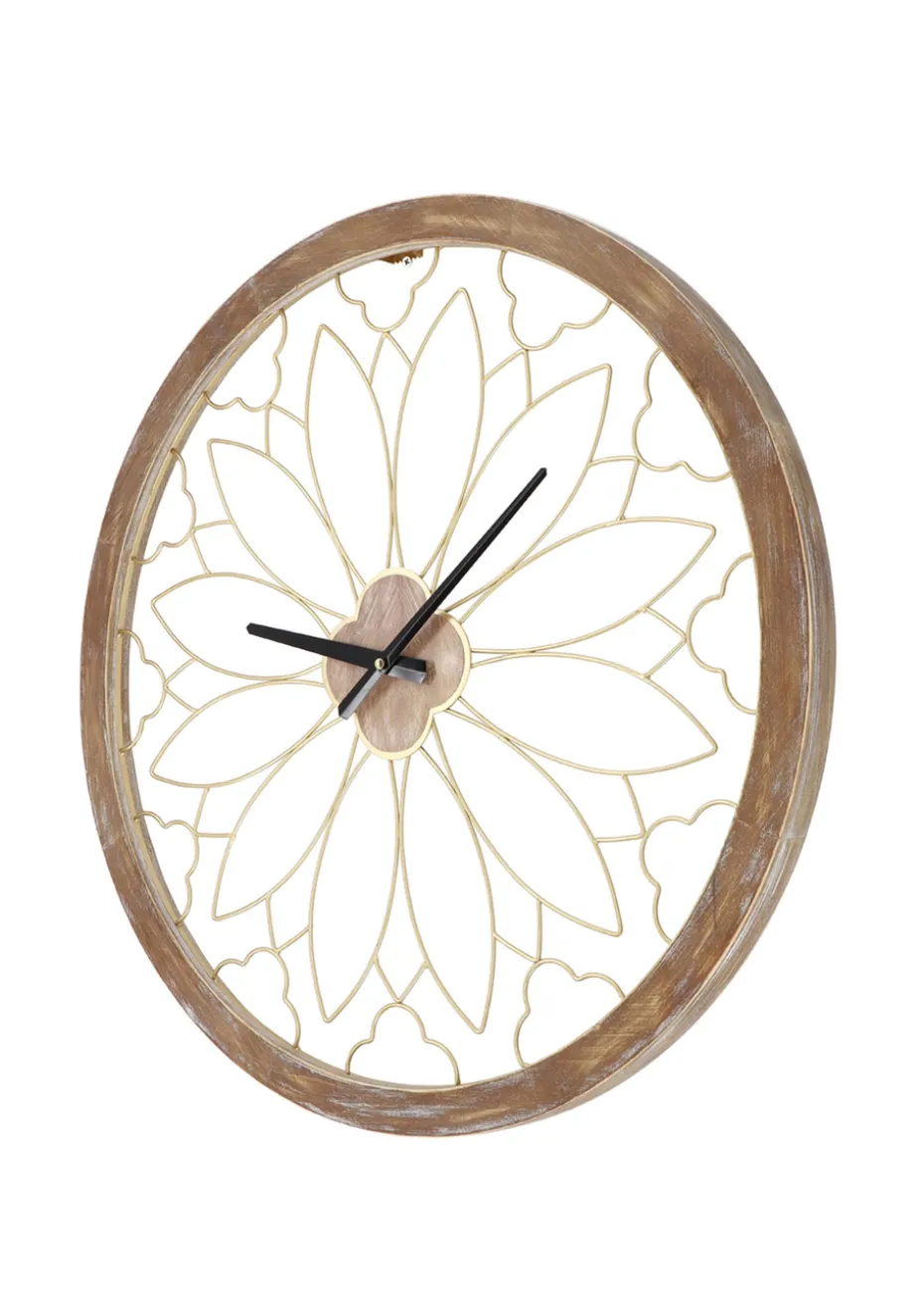 Charles Bentley Ullswater Indoor Outdoor Round Skeleton Wall Clock (Dia. 60cm)