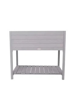 Charles Bentley Wooden Planter Raised Box with Shelf Herb Plant Box