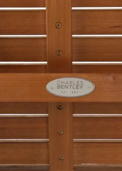 Charles Bentley Wooden Square Foldable Table FSC Certified (H50cm x W45cm x D45cm)