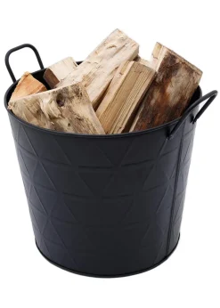 Charles Bentley Yew Small Fireside Log Bucket