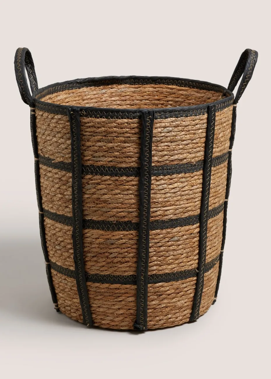 Check Woven Basket