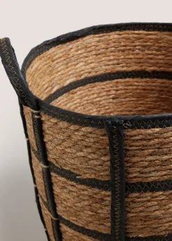 Check Woven Basket
