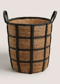Check Woven Basket