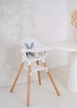 Clair de Lune 6 in 1 White High Chair