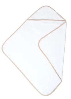 Clair de Lune 2 Pack White Basic Hooded Towel