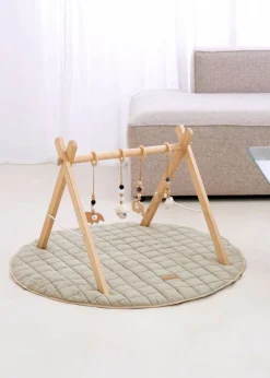 Clair de Lune Organic Sage Play Bundle Mat & Â Gym