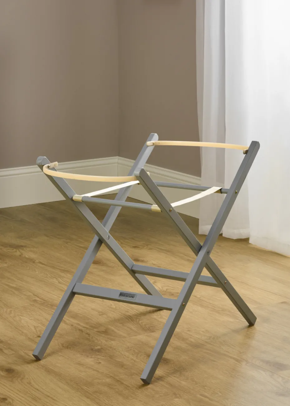 Clair de Lune Self Assembly Wooden Folding Moses Basket Stand