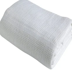 Clair de Lune Soft Cotton Cellular Pram Blanket