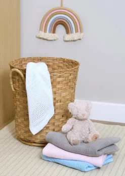 Clair de Lune Soft Cotton Cellular Cot Blanket