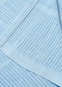 Clair de Lune Soft Cotton Cellular Cot Blanket