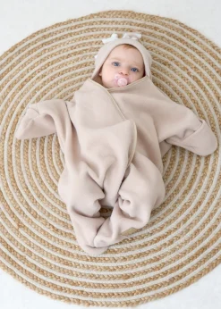 Clair de Lune Star Fleece Baby Wrap Blanket 6-12 Months