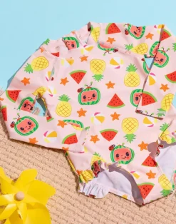 Cocomelon Kids Pink Swimsuit (12 Months-6 Years)