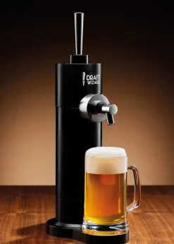 Connoisseur Creations Black Draft Wizard Beer Dispenser