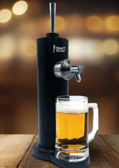 Connoisseur Creations Black Draft Wizard Beer Dispenser