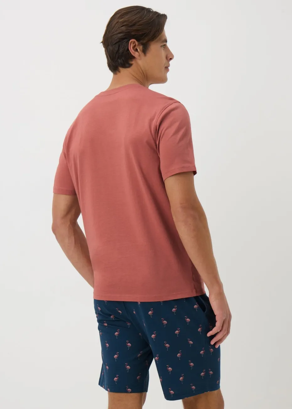 Coral Flamingo Pyjama Set