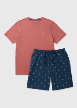 Coral Flamingo Pyjama Set