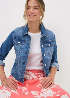 Coral Large Bloom Flared Skirt