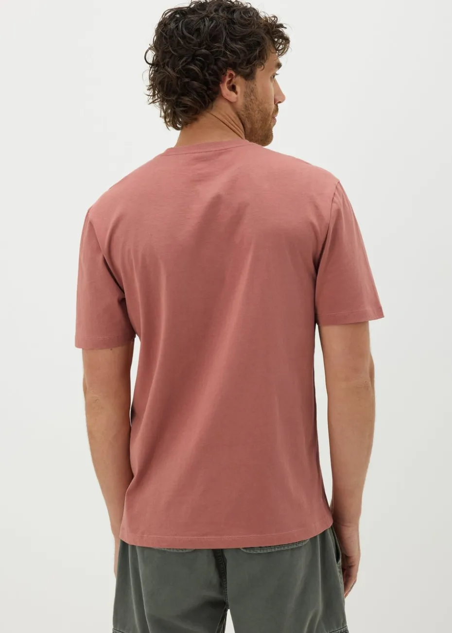 Coral Typography T-Shirt