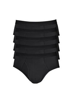 Cotton Traders Black 5 Pack Ultra Comfort Briefs