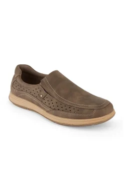 Cotton Traders Chocolate Casual Slip On Shoes