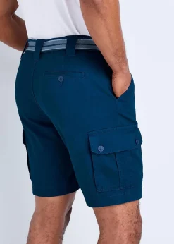 Cotton Traders Navy Guinness Cargo Shorts