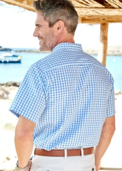 Cotton Traders Soft Sky Ultimate Classic Seersucker Shirt