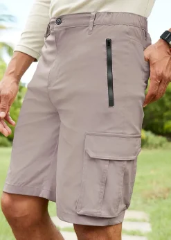 Cotton Traders Tan Quick Dry Stretch Action Shorts