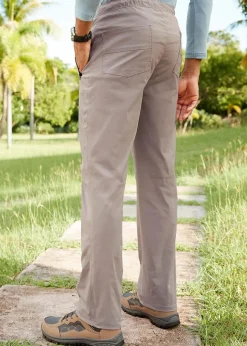 Cotton Traders Tan Quick Dry Stretch Leisure Trousers