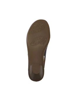 Cotton Traders White Heeled Peep Toe Sandals