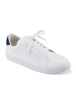 Cotton Traders White Lace Up Trainers