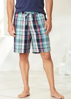 Cotton Traders White Multi Woven Shorts