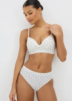 Cream 3 Pack Seamless Midi Knickers