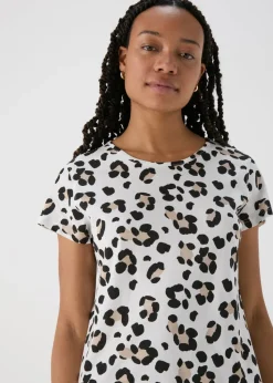 Cream Animal Print Nightie