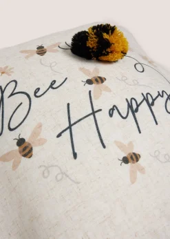 Cream Bee Happy Cushion
