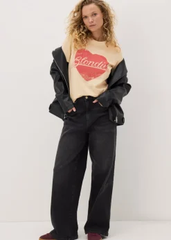 Cream Blondie Heart T-Shirt