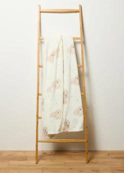 Cream Cockapoo Throw