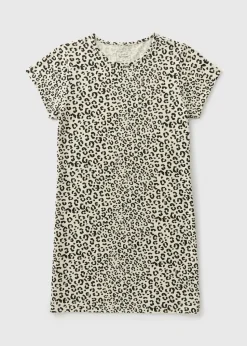Cream Monochrome Animal Print Nightie