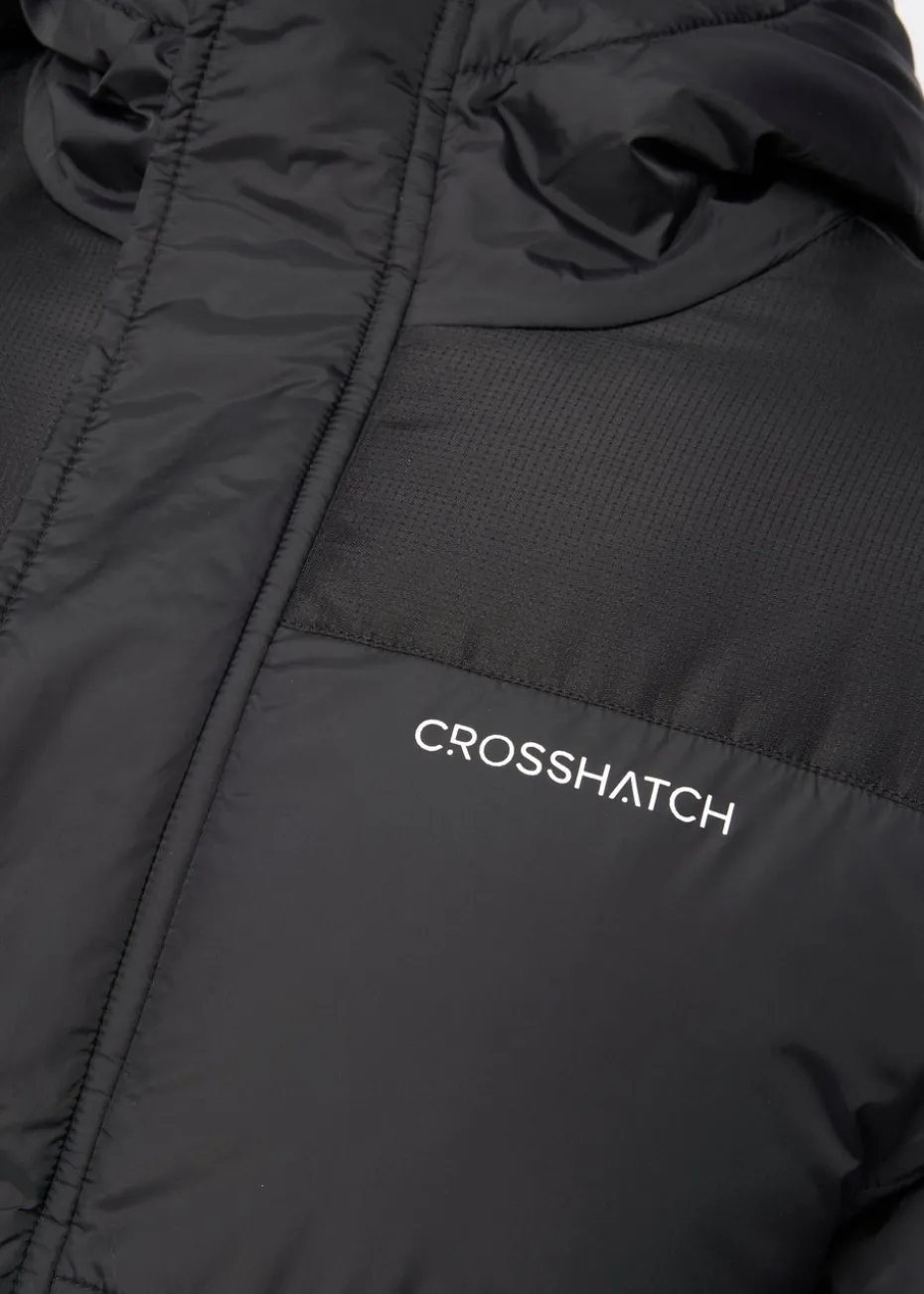 Crosshatch Black Bentlays Hooded Jacket