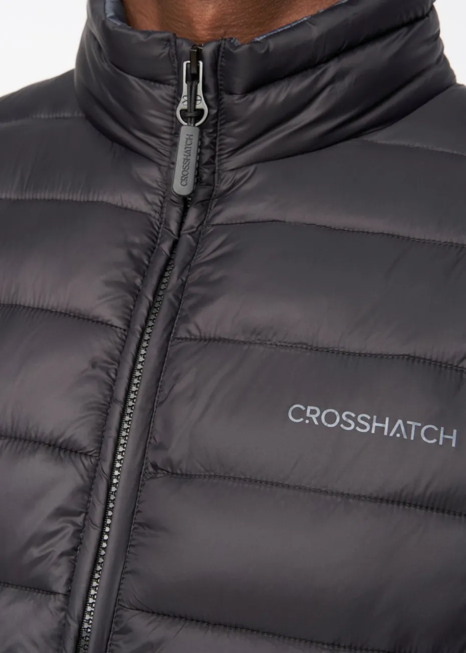 Crosshatch Black Gattering Gilet
