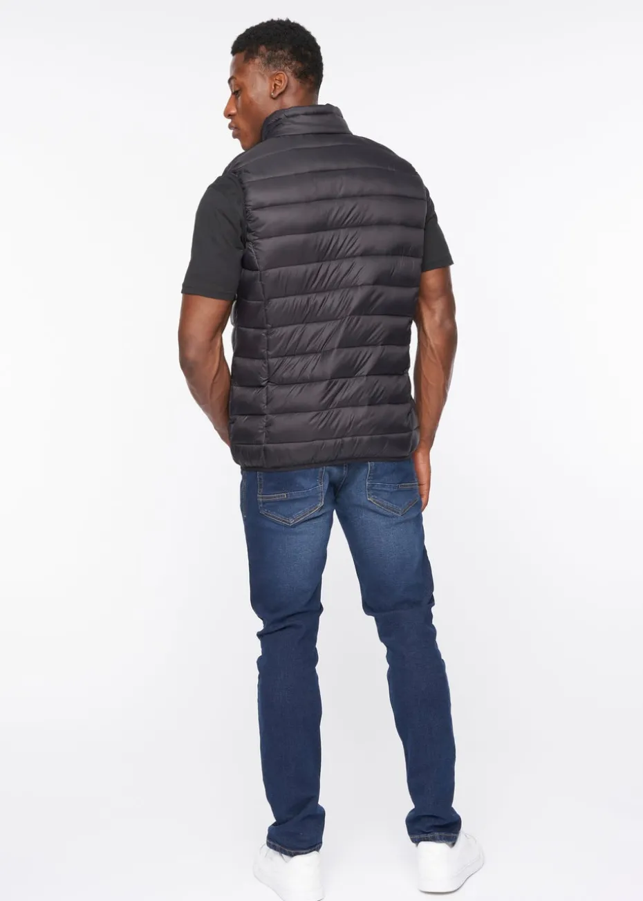 Crosshatch Black Gattering Gilet