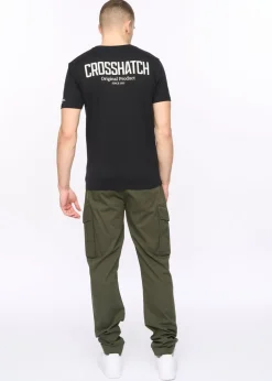Crosshatch Black Hoogan T-Shirt