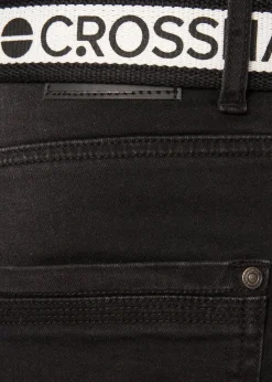 Crosshatch Black Reestier Denim Shorts