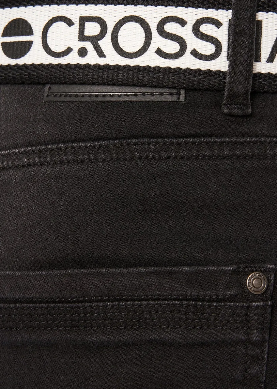 Crosshatch Black Reestier Denim Shorts
