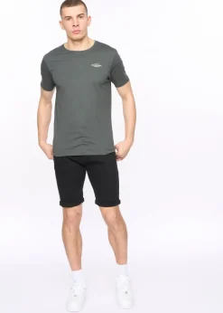 Crosshatch Black Sinwood Chino Shorts